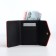 Women's wallet on the button, orange color