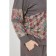 Female suit, size 66, gray color