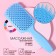The comb is massage, ventilated, 7 × 22 cm, color mix