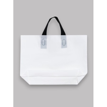 Package with a loop handle white 35 x 25 x 8 cm 80 μm-1