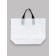 Package with a loop handle white 35 x 25 x 8 cm 80 μm