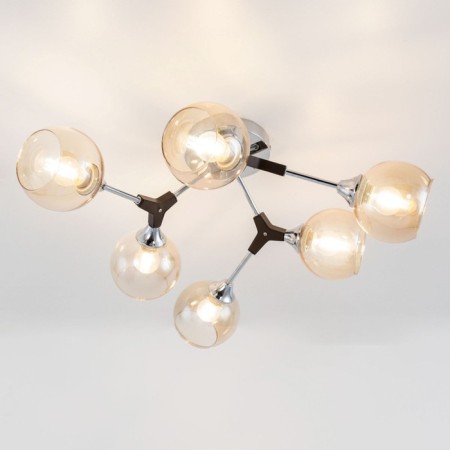 Ceiling chandelier "Til" E27 6x60 watts-11