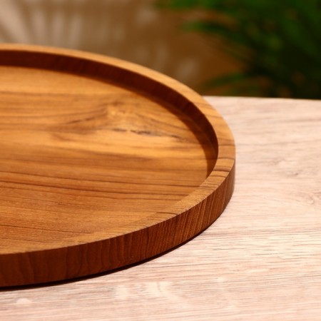 Dish 25x25x2 cm, tick tree-2