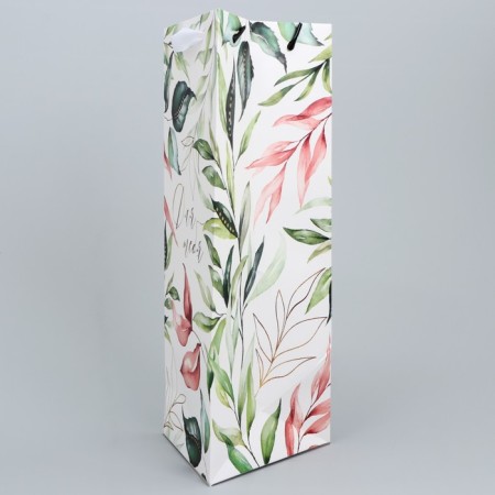 Gift package for a bottle, packaging, "for you", 13 x 32 x 11.3 cm-3