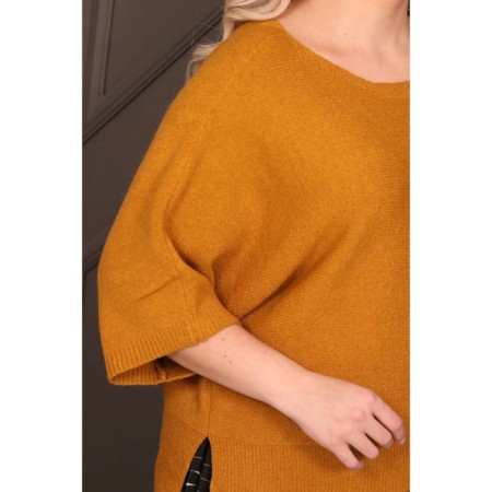 Female jumper, size 56, mustard color-1