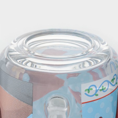Glass mug "Three heroes", 230 ml-4