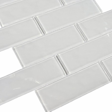 Glass mosaic Bonaparte Rumba White, 300x300x4 mm-2