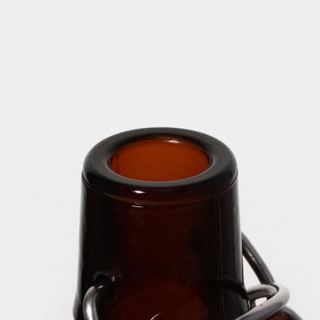 A bottle of boogle with a cork "Brown", 1000 ml, type 2, packaging 12 pcs-4