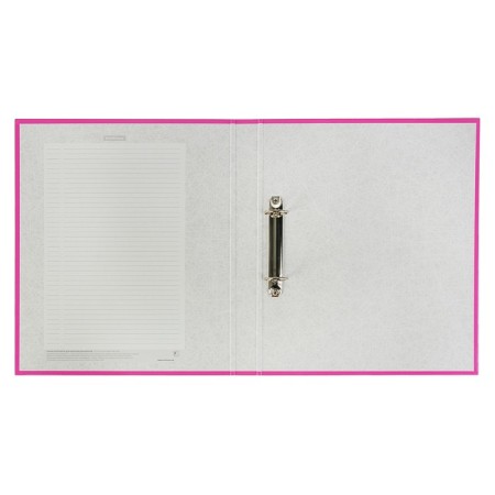 Folder on 2 rings A4, Erichkrause Neon, 35 mm, 1750 microns, neon pink-1