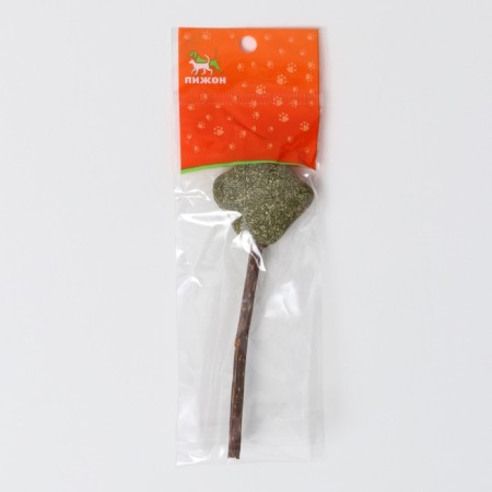 A toy for cats from cat mint "Paw" on a wand of Matathabi, 13 cm-3