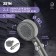 Shower watering can Zein Z3541, D = 90 mm, 5 modes, button "Stop", removable top, graphite