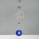 Suspension from the evil eye Metal "owl on a tree" 22 cm