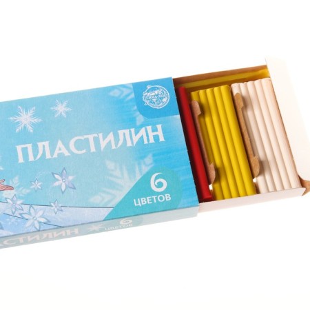 Plasticine 6 colors 90 g "Elsa", cold heart-4