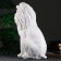 Figure "Sitting Leo" White, 40x25x56cm