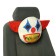 Pillow on the headrest Matech 18+ Line, it, 30 x 30 x 10 cm, red-blue