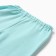 Pajamas for the girl is combed, the color is light yellow/blue, height 110-116