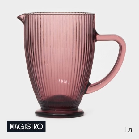 Curlevine Stlake Magistro "Faces", 1 l, 13 × 18.5 cm, pink color