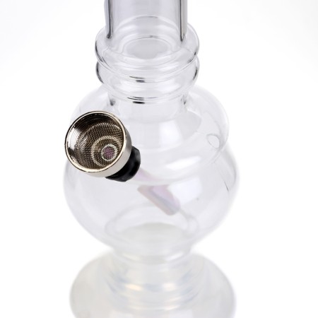Bong, H-15 cm, "drop", acrylic, white