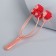 Facial masster "Four wheels", 25 × 9 × 7 cm, orange/red color