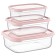 A set of food containers EMHOUSE, 3 pcs, color mix