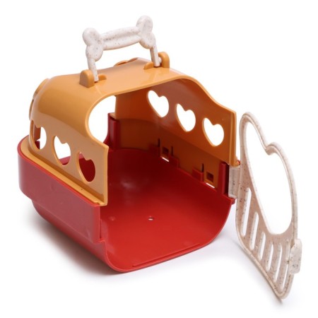 Inertial “owl” toy, in carrying, moves from pressing, color mix-2