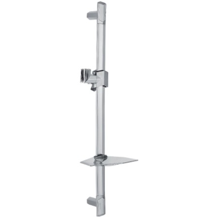 Shower stand LM8066C 685mm with a hexagonal soap dish, chrome