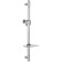 Shower stand LM8066C 685mm with a hexagonal soap dish, chrome
