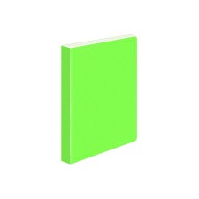 Folder with A4 clamp, 700 μm, root 27 mm, calligrata duble neon, inner pocket, up to 180 sheets, light green neon