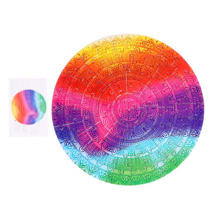Round puzzle in the thermostaca "Mandala", 77 parts, 350 ml-8
