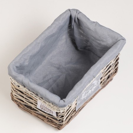 Stelly basket "Lenon", 40x31x17 cm, gray-2