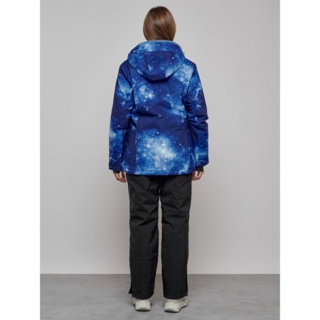 Ski suit, size 52, dark blue color-3