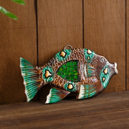 Panel "fish" tree "wood 20x1.5x10 cm-1
