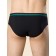Men's panties, size 52, gray, black, 2 pcs