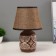 Table lamp "Margaret" E14 40W brown 17x17x27cm
