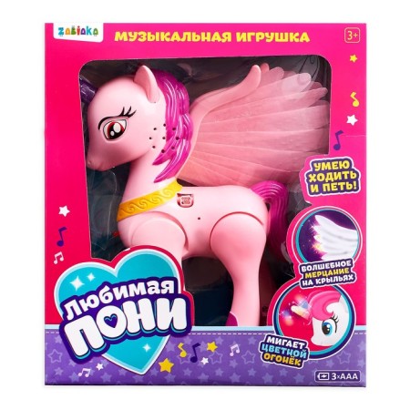 Musical toy "Favorite Pony" walks, light and sound effects, mixtures-4