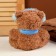 Soft toy "Bear", winter, 16 cm, brown color