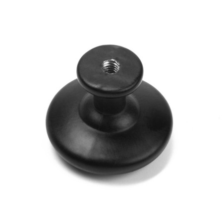 Ручка кнопка WAVE ТУНДРА РК120BL, черная-7