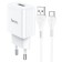 Network charger Hoco N9, USB - 2.1 A, Type -C 1 m cable, white