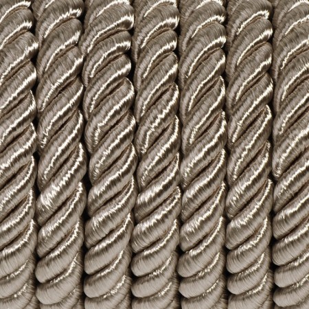 Cord twisted, d = 8 mm, 9 ± 1 m, the color is light gray-1