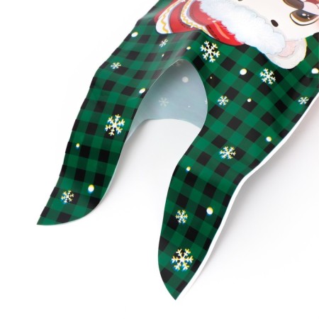 Polyethylene gift package with ears "New Year Mix", 13 x 23 cm-7