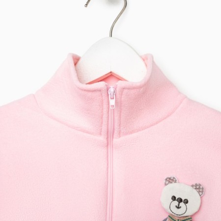 Children's costume (sweatshirt, trousers) minku pink color, height 110-5