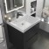 Tumbling under the Uperwood Tanos sink, suspended, 50 cm, black