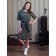 Women's dress Loud Statement, size 54, Khaki color