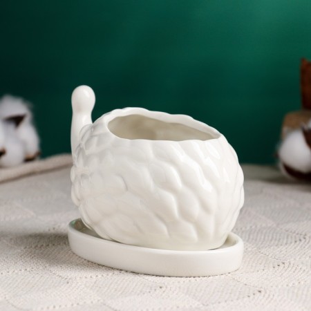 Pot "Hedgehog up the nose" 13x8.5x8cm-2