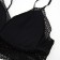 Lower linen women: top and panties, black color, size 42-44