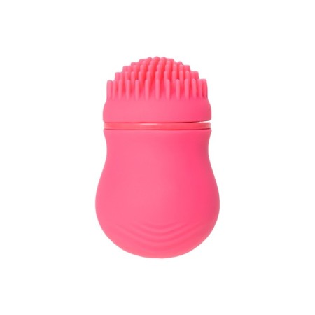 PPP Curu-Curu Brush Roter, ABS-plastic clitoris stimulator, 5.5 cm, pink color