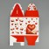 Box the team "Love message" 9 x 11 x 9 cm