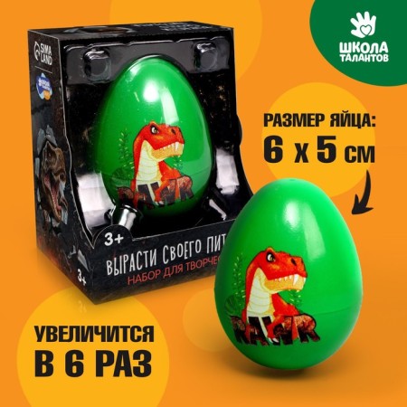 Set for creativity. Grow up your pet rawr