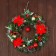 Festive wreath "New Year's carnival", 45 cm, handmade
