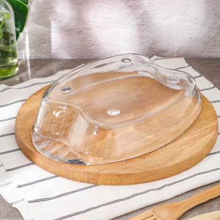 A set of baking forms Primex, glass, 1500/2000/2500 ml-4